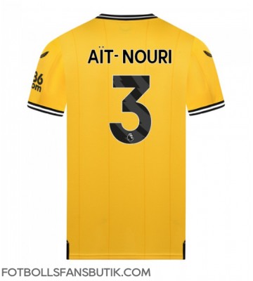 Wolves Rayan Ait-Nouri #3 Replika Hemmatröja 2023-24 Kortärmad